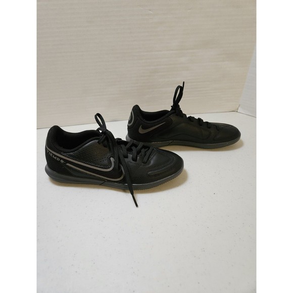Nike Tiempo Legend 9 Club IC Black Indoor Soccer Shoe Sneaker Lace Up Men 6 main image 4